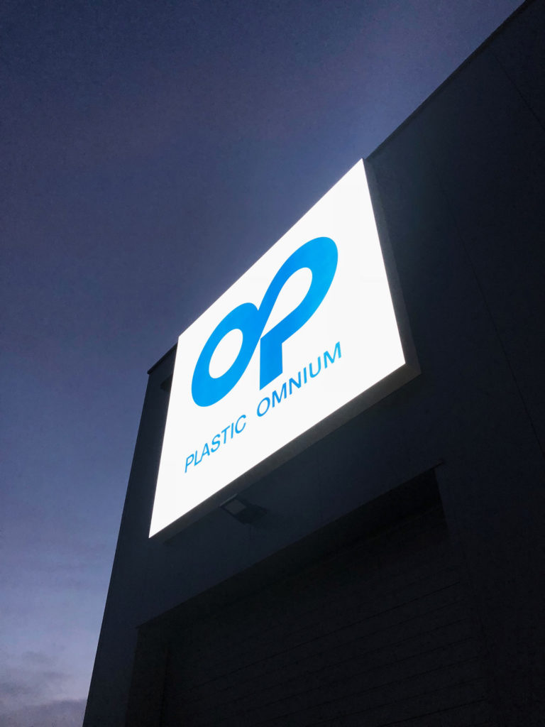 Plastic Omnium UK & Belgium | Outdoor Signage | Exterior Signage | Hardy Signs | 2018 | 7