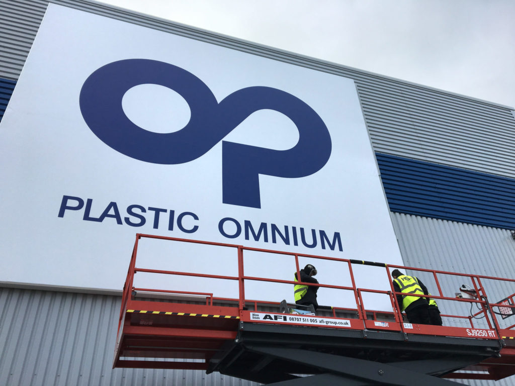 Plastic Omnium UK & Belgium | Outdoor Signage | Exterior Signage | Hardy Signs | 2018 | 11