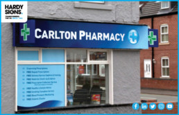 Carlton Pharmacy - Hardy Signs - Vinyl Wrapped Window