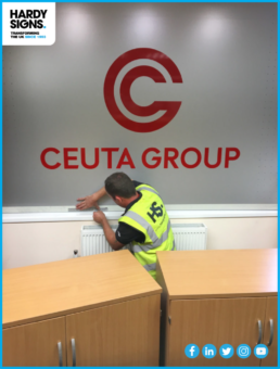 Ceuta Group - Hardy Signs - custom Vinyl Graphics