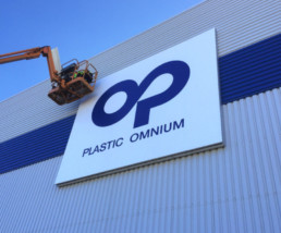 Plastic Omnium UK & Belgium | Outdoor Signage | Exterior Signage | Hardy Signs | 2018 | 27