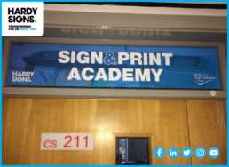 Burton & South Derbyshire College - Hardy Signs - Vinyl Wrapped Window