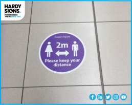 Hardy Signs - Coopers Square - Floor Graphics