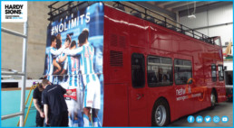 Huddersfield FC - Hardy Signs - Bus Signage