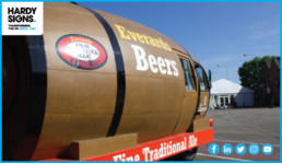 National Brewery Centre - Hardy Signs - Vehicular Graphics