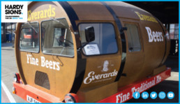 National Brewery Centre - Hardy Signs - Vehicular Signage