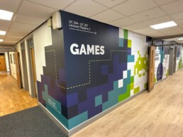 Burton & South Derbyshire College - Hardy Signs - Wall Vinyl Graphics #1
