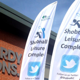 Shobnall Leisure Complex | East Staffordshire Borough Council | Flags & Banners | Outdoor Solutions | Hardy Signs Ltd