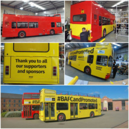 Burton Albion FC | Bus Promotion Wrapping | Vehicle Signage | 2017 | 1