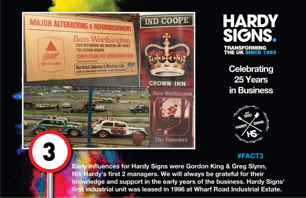 Hardy Signs | 25 Years Anniversary | 25 Facts | Fact 3 | 1