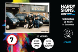 Hardy Signs | 25 Years Anniversary | 25 Facts | Fact 7 | 2018 | 1
