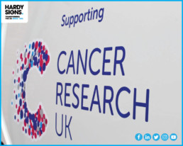 Cycling4Cancer - Hardy Signs - Van Graphics