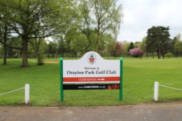 Drayton Park Golf Club | Outdoor signage | Post & Panel Signs | Hardy Signs | 2018 | 5