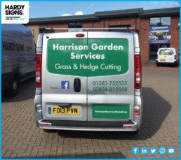 Harrison Garden Services - Hardy Signs - Van Graphics