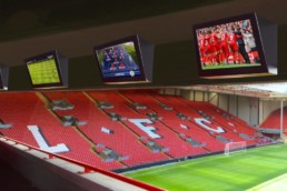Liverpool FC - 32 Digital Screens at Anfield | Hardy Signs Ltd