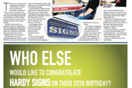 Hardy Signs 25 years anniversary | Burton Mail | page 19