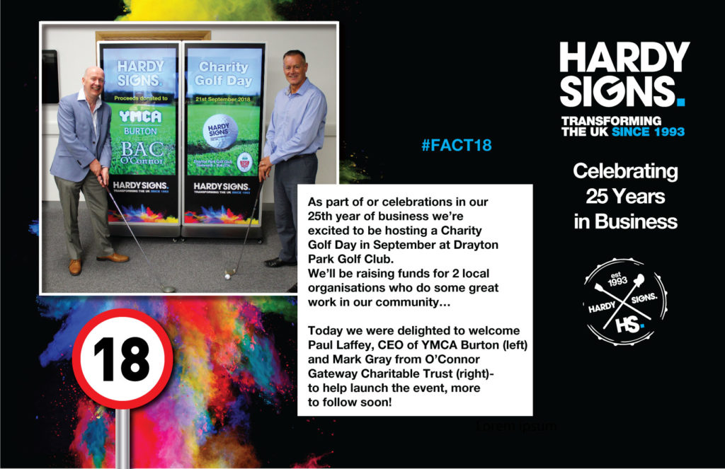Hardy Signs | 25 Years Anniversary | 25 Facts | Fact 18 | 1