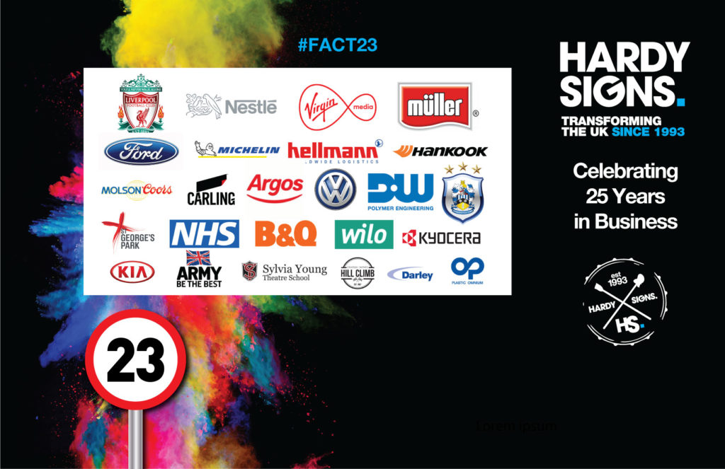 Hardy Signs | 25 Years Anniversary | 25 Facts | Fact 23 | 1
