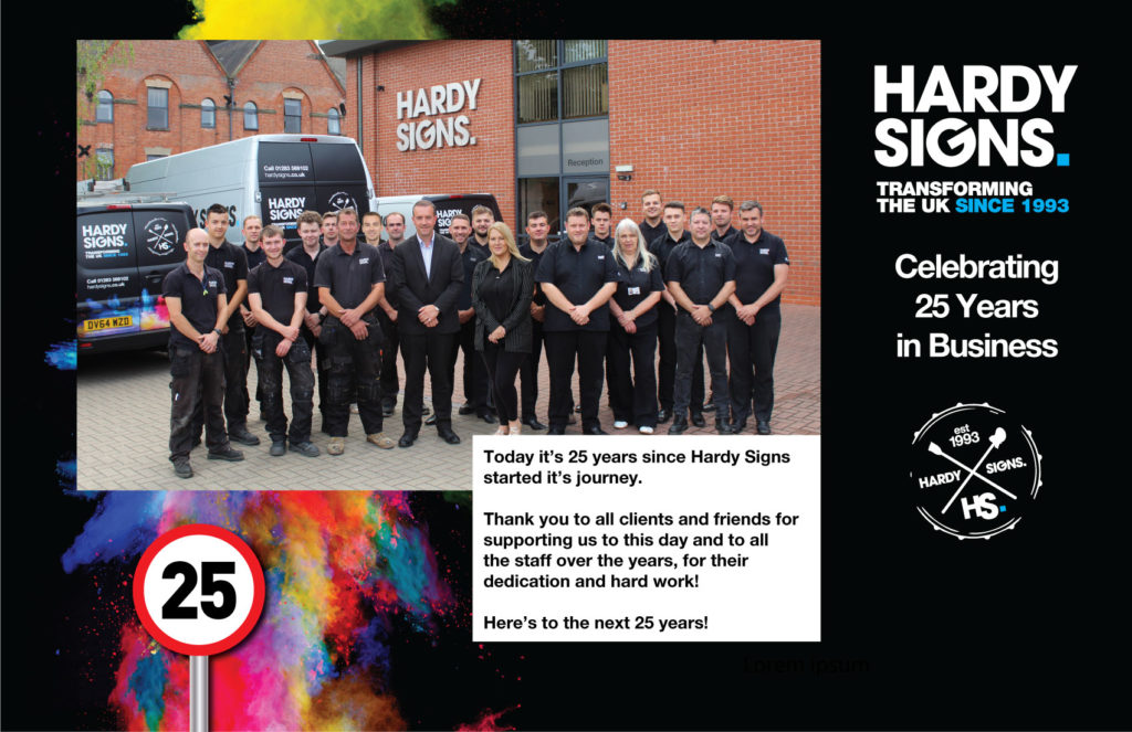 Hardy Signs | 25 Years Anniversary | 25 Facts | Fact 25 | 1