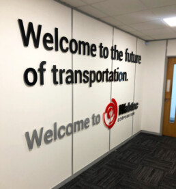 Wabtec - Hardy Signs - Office Signage Reception