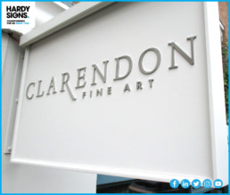 Clarendon Fine Art Ltd - Hardy Signs - Projected Signage