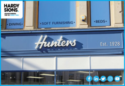 Hunters - Hardy Signs - Outdoor Signage