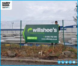 Willshees - Hardy Signs - Outdoor Signs