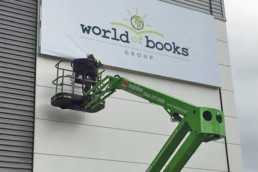 World of Books | Outdoor Signage | Fascia Signage | Hardy Signs | 2018 | 4