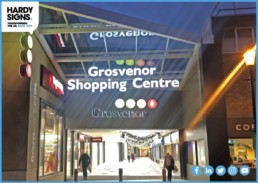 Grosvenor shopping centre - Hardy Signs - Fascia Signs