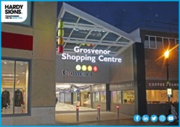 Grosvenor shopping centre - Hardy Signs - Lit Up Signs