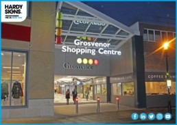 Grosvenor shopping centre - Hardy Signs