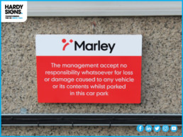 Marley - Hardy Signs - Health & Safety Signs