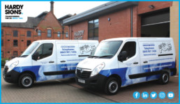 Crystal Clear - Hardy Signs - Double Van Signage