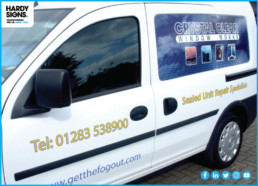 Crystal Clear - Hardy Signs - Van Signage - Vehicle Graphics
