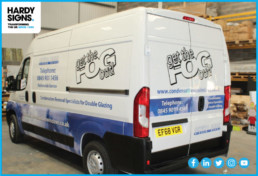 Crystal Clear - Hardy Signs - Van Signs