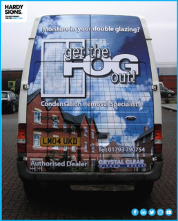 Crystal Clear - Hardy Signs - Vehicle Wrapping