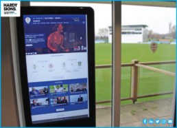 Derbyshire County Cricket Club - Hardy Signs - Digital Screens