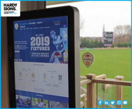 Derbyshire County Cricket Club - Hardy Signs - Digital Signage