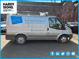 Box Construction - Hardy Signs - Vehicle Graphics