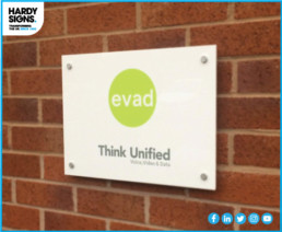 Evad - Hardy Signs - External Signage