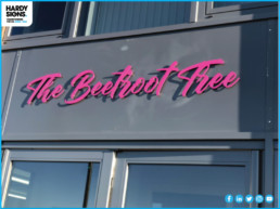 The Beetroot Tree - Hardy Signs - Flat Cut LetteringThe Beetroot Tree - Hardy Signs - Flat Cut Lettering