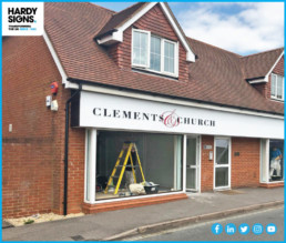 Clements & Church - Hardy Signs - Fascia Signs