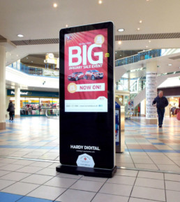Hardy Signs | Digital Signage | Freestanding Digital Signage | Shopping Centre Signage | 2019