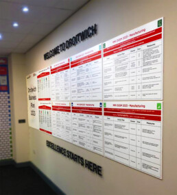 Muller - Hardy Signs - Lean Manufacturing Board