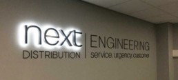 IR Industrial Services - Next - Hardy Signs - Halo Illuminated Signage