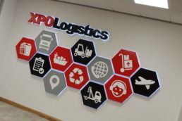XPO Logistics | Hardy Signs Ltd | 3D Letters & Logos (Halo Illuminated)