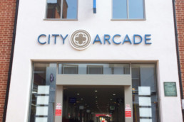 City Arcade Lichfield | Hardy Signs Ltd | Outdoor Signage | Retail Signage |2019 | 1