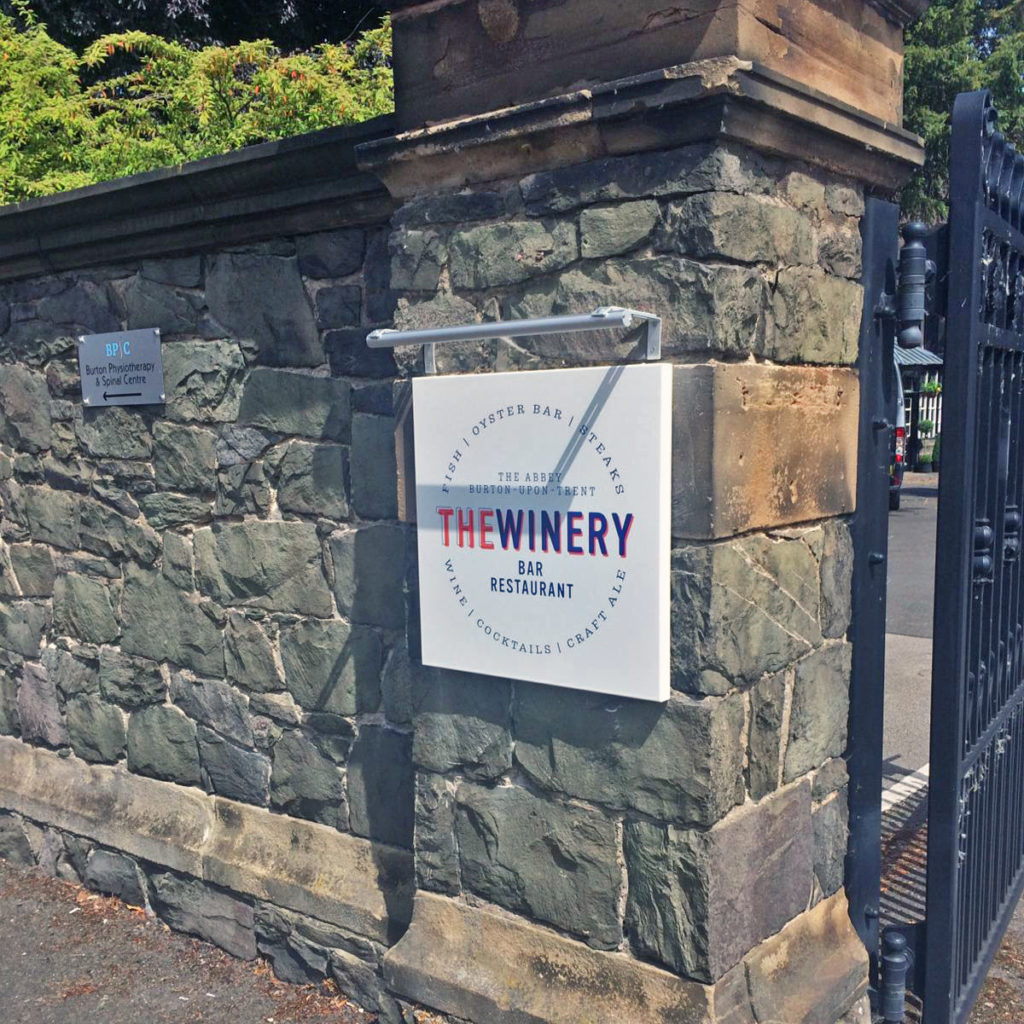 The Winery Burton | Outdoor Signage | Site Signs | Aluminium Faced Panels | Hardy Signs Ltd | 2019 | 6