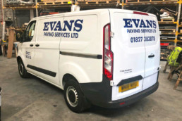 Evans Paving - Hardy Signs - Vehicle Livery