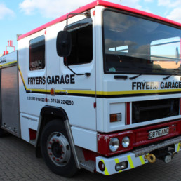 Fryers Garage | Fire Engine Signage | Hardy Signs | 2019